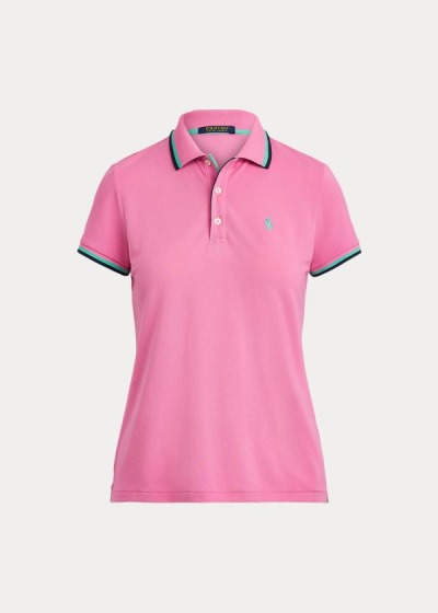 Camisa Polo Ralph Lauren Mujer Rosas - Tailored Fit Golf - LSRBT8491